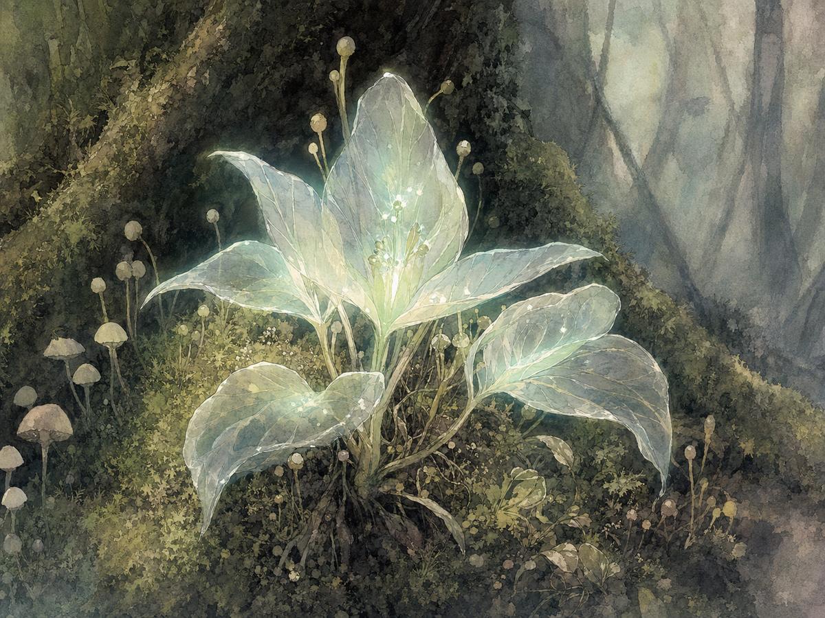 蜜桃传媒植物视频-珍稀透明叶植物测评